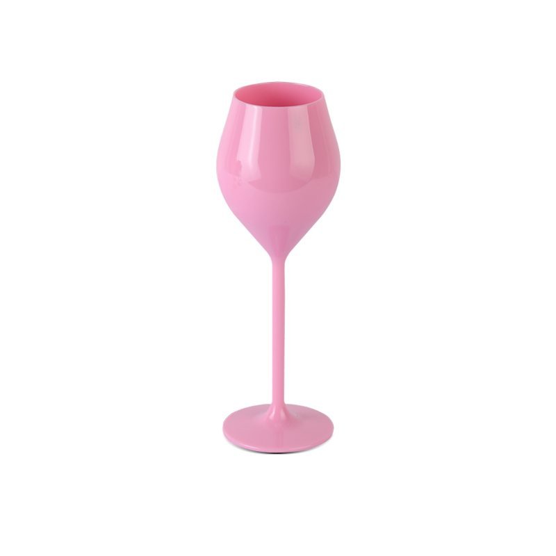 Plastic Champagne Flutes Orange Burgundy